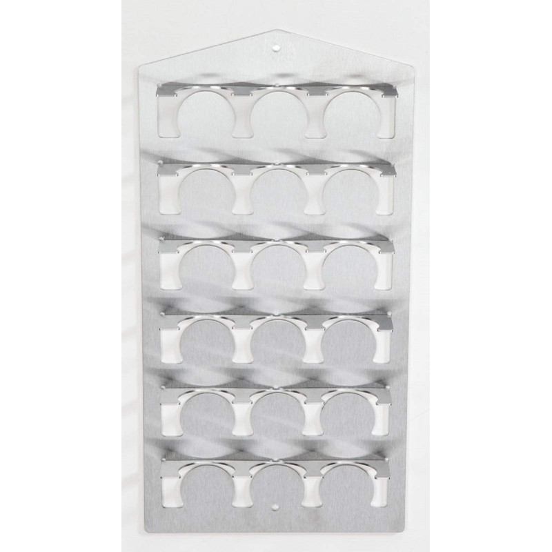 Vertical Stainless Steel Capsule Holder for 18 Nespresso Coffee Capsules