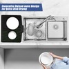 KitchenRaku Dish Drying Mat 40 x 33 cm, Sink Mat