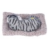 Cat Ornament Simulation Design Vivid Cute Plush Lying Cat with