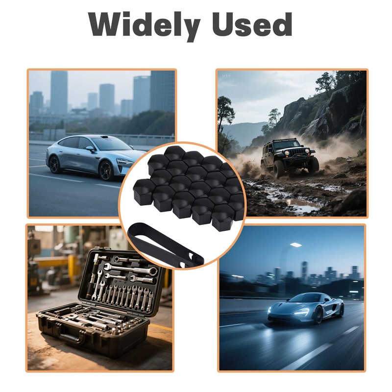 20pcs Wheels Nut CoversCar Wheel Lug Nut Covers, 19mm Hexagonal