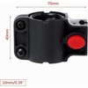 Supporto universale per bicicletta U-Lock nero, staffa regolabile per bici