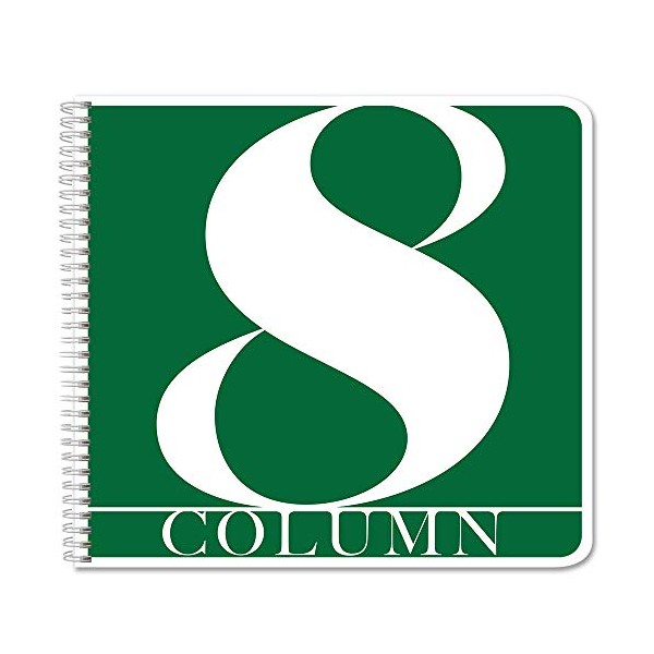 BookFactory 8 or 16 Column Log Book/Columnar Logbook/Notebook (8 Columnar