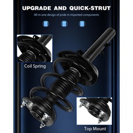 ECCPP Complete Struts Spring Assembly Front Drive and Passenger side Struts Shock Absorber Fit for 2013-2017 for Honda for Accord 272971 272970
