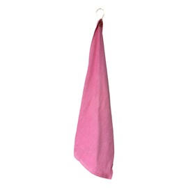 101 BEACH Cotton Bowling Towel with Clip (Light Pink)