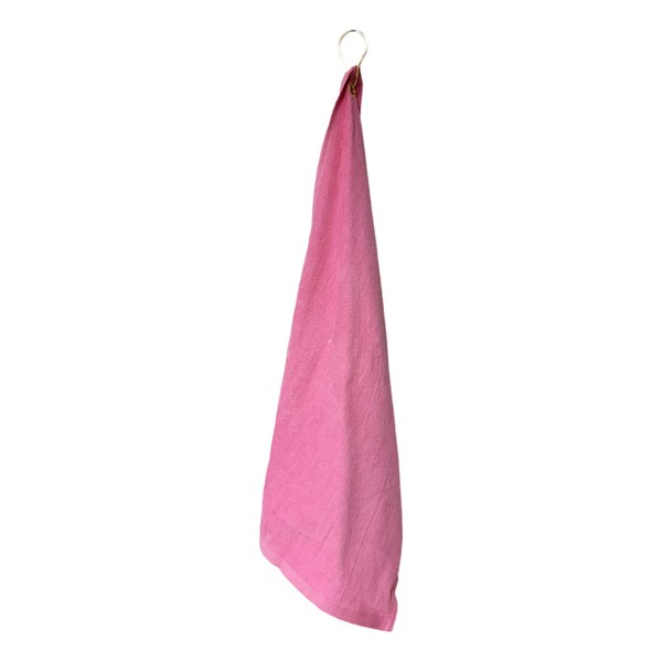101 BEACH Cotton Bowling Towel with Clip (Light Pink)