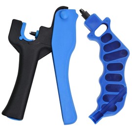 Rolcoassuns 2Pcs Drip Irrigation Tubing Hole Punch Tool Set, 2-in-One Drip Tube Hole Punch Fitting Insertion Tools for Easier 1/4" Inch Fitting & Emitter Insertion & 16/ 20mm PE Pipe