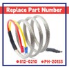 Dusledel 812-0210 Thermocouple Replacement for Quadrafire for Heatilator 800 1000