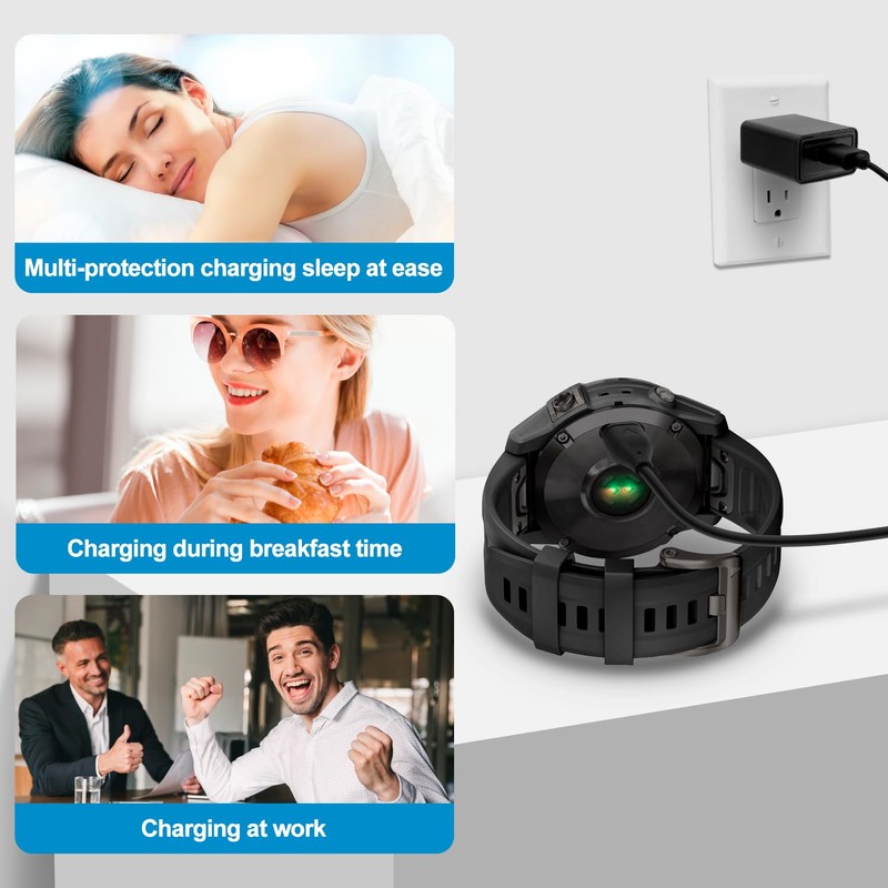 Charger for Garmin Watch with Charging Cable Replacement (1 m)