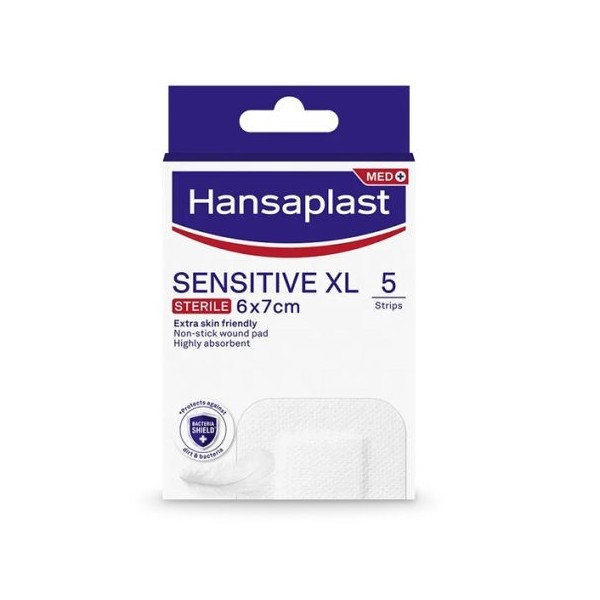 Hansaplast Sensitive XL 6×7 cm