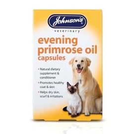 Johnsons Vet Evening Dog and Cat Prim Oil Capsules, Pack of 60