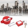 Oil Gas Valve Lockout Device with Safety Padlock Keys for
