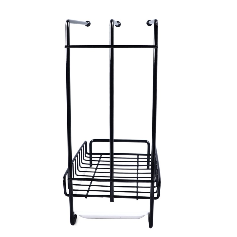 Dishcloth Drying Rack Sponge Holder Iron Draining Anti Slip Stable