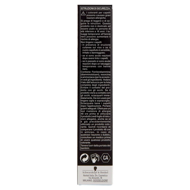 Schwarzkopf, Palette Tubi Colour Cream 1-1 Black 50ml