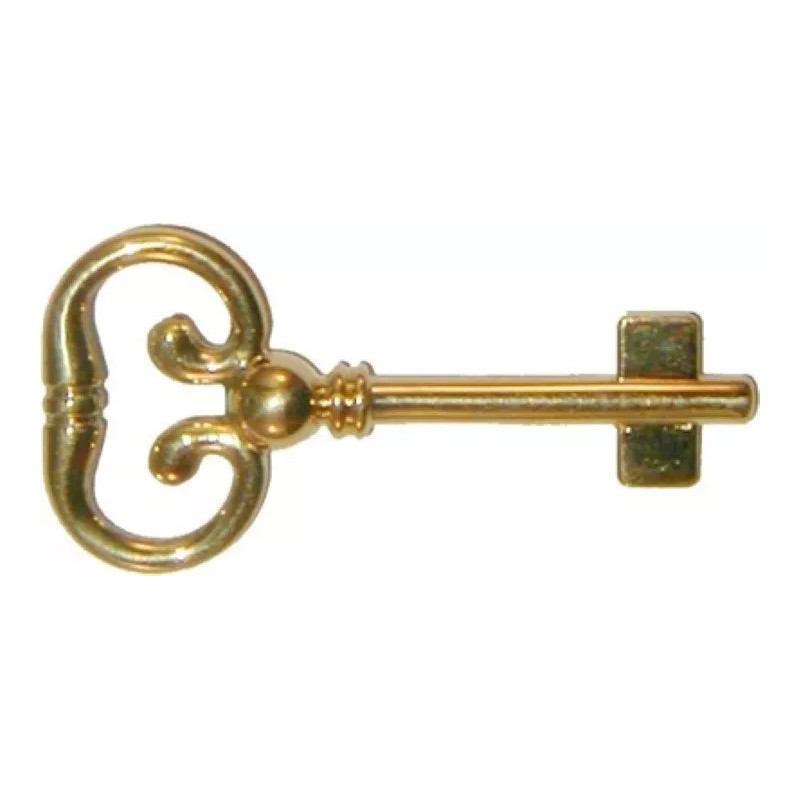 Furniture Knowledge Blank Key for Roll Top Desk Lock -