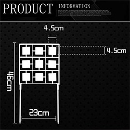 WINGS Tic Tac Toe Spinner Target Air Guns Targets for Shooting Practice Durable BB Rifles Competition Game