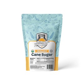 Fermentaholics Organic Cane Sugar | OU Kosher | Natural Sweetener for Cooking, Fermentation, Beverages, & More | Non GMO & Gluten Free | No Additives