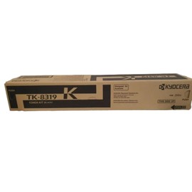 Kyocera 1T02MV0CS0 Model TK-8319K Black Toner Cartridge For use with Kyocera/Copystar CS-2550ci and TASKalfa 2550ci Color Multifunction Printers, Up to 12000 Pages Yield at 5% Average Coverage
