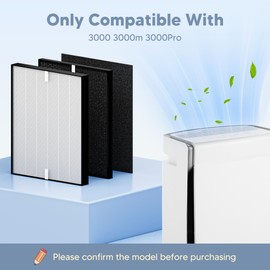 YCWARMXX 3000 Replacement Filter Compatible with A-Doctor 3000 series（3000 3000m 3000Pro） Includes:1 Air Filter, 2 Activated Carbon Filters and 4 Pre-Filters