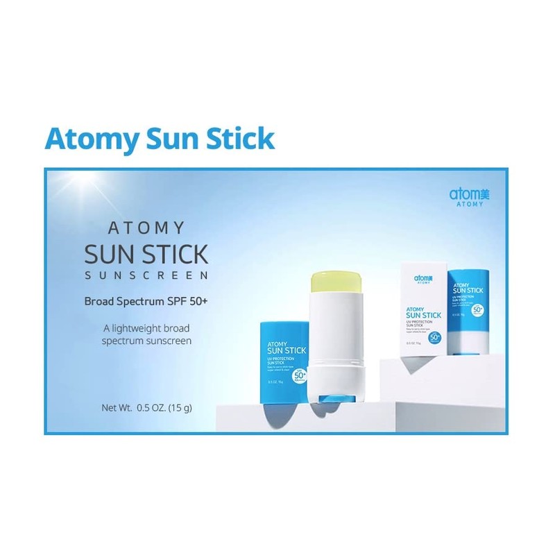 Atomy Protector Solar en Barra 15gr Sun Stick FPS 50+