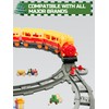Happyxm Building Blocks Train Rails Set of 27 City Railway