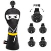 Golf Club Headcovers Ninja Golf Wood Covers Set Golf Driver