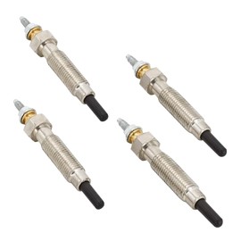 4PCS Glow Plug E6303-65511 E6301-65512 Compatible with Kioti Tractor CK25 CK2510 CK2610 CK27 CK30 CK35 DK35 DS3510 DS4110 DS4510 DK35 DK40 DK45 DK50 DK55 DK60 LK2554 LK2610 LK30 LK3504 RX6010