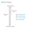CoCud Carbide Solid Drill Bit 1.45mm Diameter K35 Tungsten Carbide