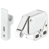 Mini Latch Push to Open Cabinet Door Latch Silver Finish