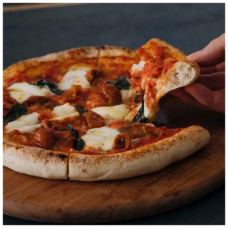 bufala margherita with semi-dried tomatoes