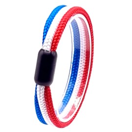 Generisch JoJewelry Rostock Fan Bracelet, 20 inches, Nylon, No Gemstone