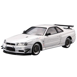 Aoshima Bunka Kyozai 1/24 The Tuned Car Series No. 34 Nissan Mines BNR34 Skyline GT-R 2002 Plastic Model