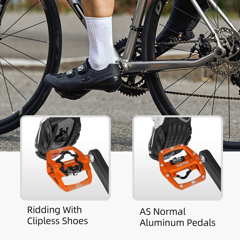 MZYRH Pedal,MTB Mountain Bike Pedals Compatible with Dual Function Sealed