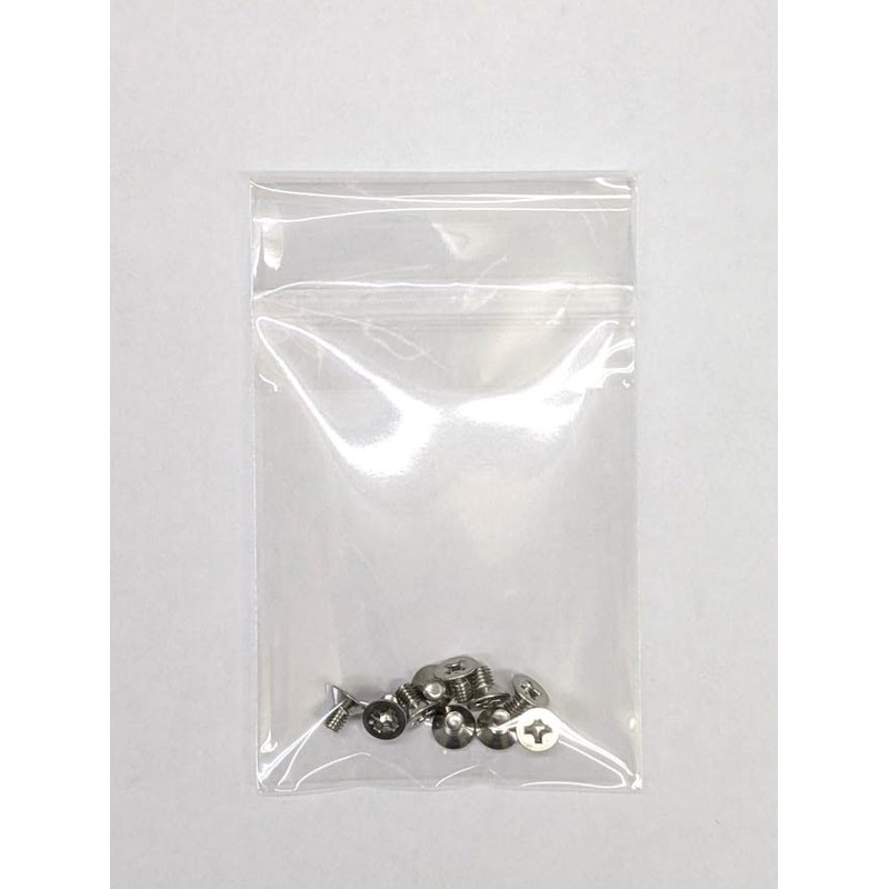 【M3x5】Stainless Steel Flat Head Screws, Small, 10 pieces