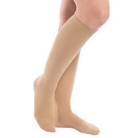 Therapeutic Circulation Stockings, Mens, Tan (1 Pair)
