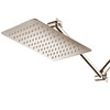 HotelSpa Giant 10" Stainless Steel Rainfall Square Showerhead with 11