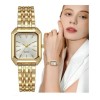 Reloj De Mujer Original Impermeable Moda Dorado