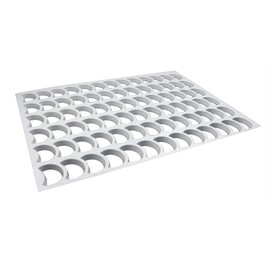 Thermo Cookie Cutting Sheet 1-7/8" Crescent (1/2 Moon) 78/Sheet