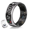 Lozltx 6.0 Smart Ring with LED Screen, 5 ATM Waterproof,