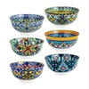 HENXFEN LEAD Small Dessert Bowls – 10 oz Boho Ceramic
