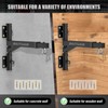BaiYuan Heavy Bag Hanger - Adjustable Wall Mount Punching Bag