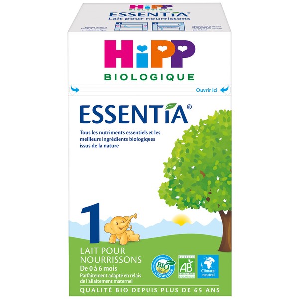 HiPP Biologique Essentia Infant Milk 600g Box White