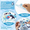 72PCS Winter Snowflake Bulletin Board for Classroom Decoration Winter Snowman