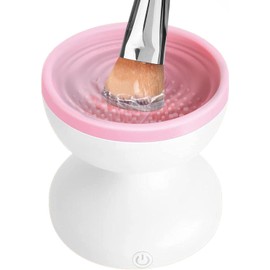 Máquina limpiadora de brochas de Maquillaje Limpiador de brochas de Maquillaje Limpiador de Cepillo cosmético Giratorio automático USB eléctrico para Todas Las brochas de Maquillaje