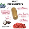 Multivitamínico para Mujer con 24 Ingredientes y Vitaminas Suplemento de
