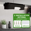 Paper Plate Dispenser Under Cabinet - 10 inch Bamboo Paper