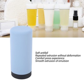 LOCADENCE Soap Dispenser, 5.5X2.4in Squeeze Silicone Refillable Dish Washing Liquid Dispenser, Portable Hand Soap Bottle for Bathrooms, Guestrooms, Dish Liquid, Soap, Lotion, Essential Oil, Shampoo