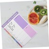 jojofuny Minimalist Meal Planner Notebook Daily Schedule Planner Grocery List