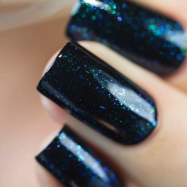 ILNP Raven - Vivid Teal, Purple, Blue Iridescent Topper Nail Polish