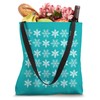 Vintage Pyrex Snowflake, Christmas Pattern Tote Bag