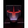 Quake Arena III Logo Led Lighted Lamp